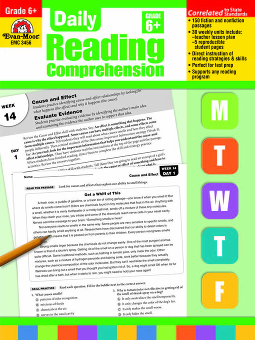 Title details for Daily Reading Comprehension by Evan-Moor Educational Publishers - Available